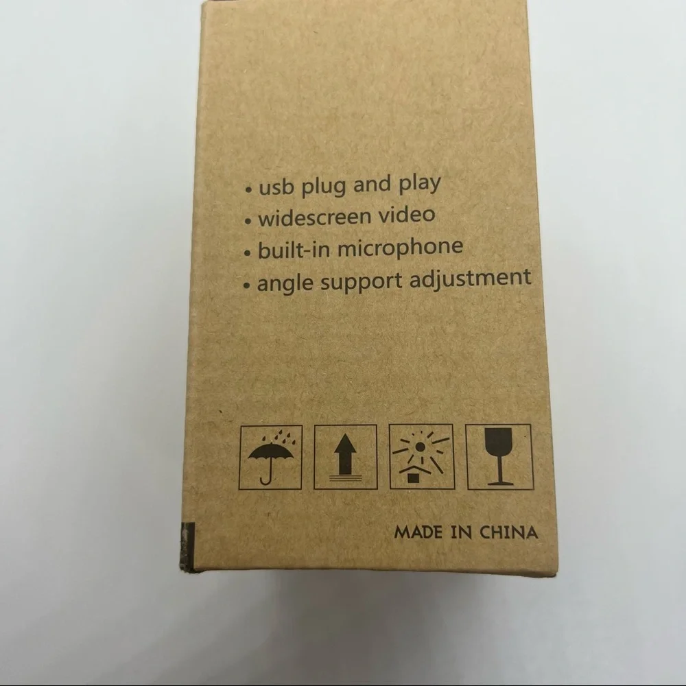 1080P Webcam with Microphone/ USB plug and play with,360 Degree Rotation